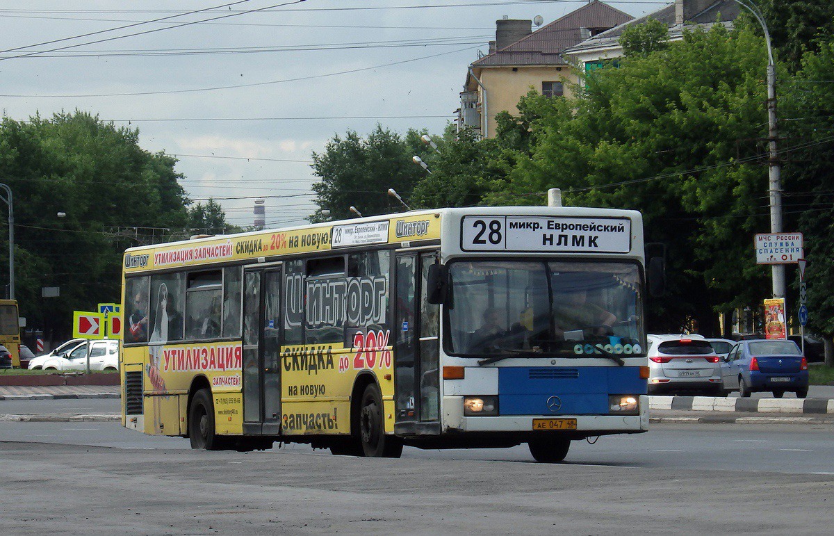 Липецкая область, Mercedes-Benz O405N № АЕ 047 48