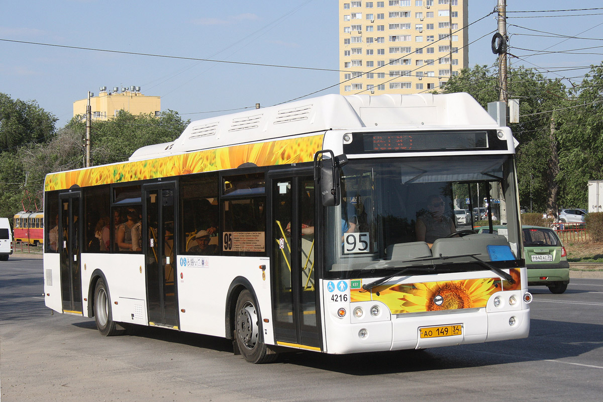 Волгоградская область, ЛиАЗ-5292.67 (CNG) № 4216