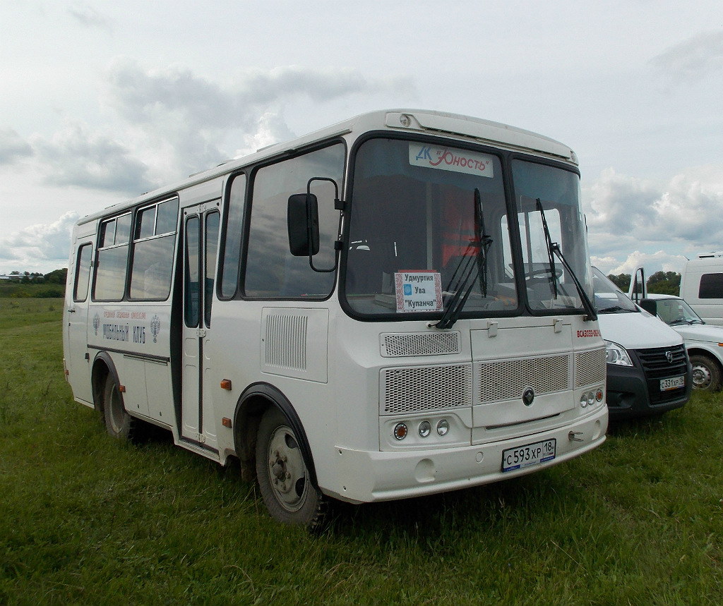 Удмуртия, ВСА3033 (ПАЗ-32053) № С 593 ХР 18