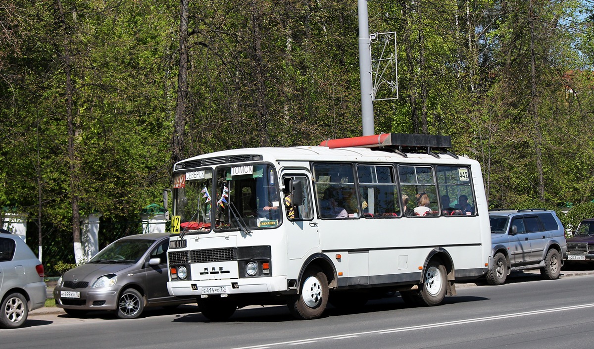 Томская область, ПАЗ-32051-110 № Е 414 РО 70