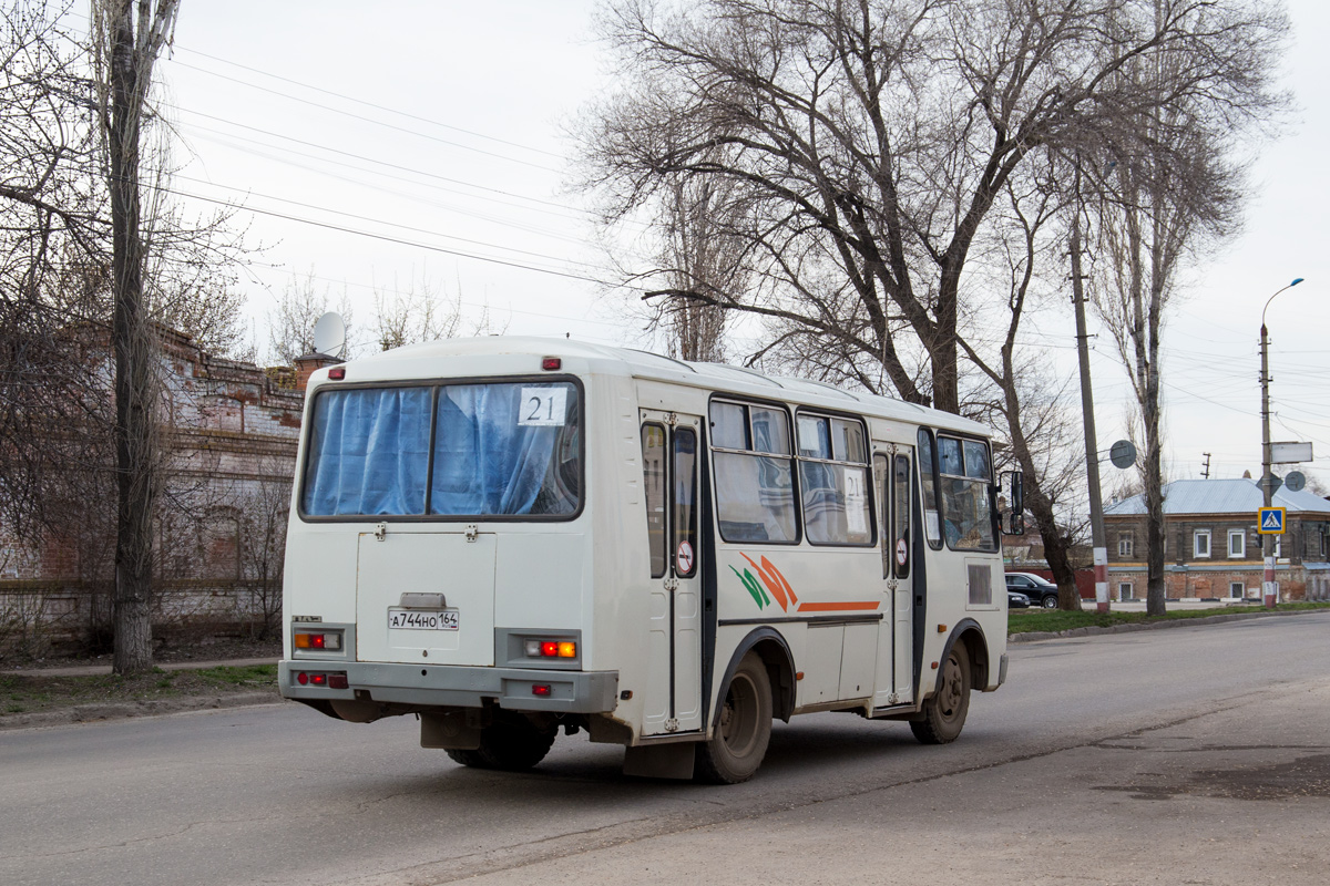 Саратовская область, ПАЗ-32054 № А 744 НО 164