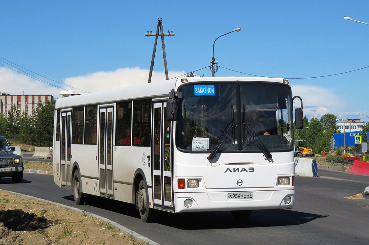 Ленинградская область, ЛиАЗ-5256.60 № В 954 УС 47