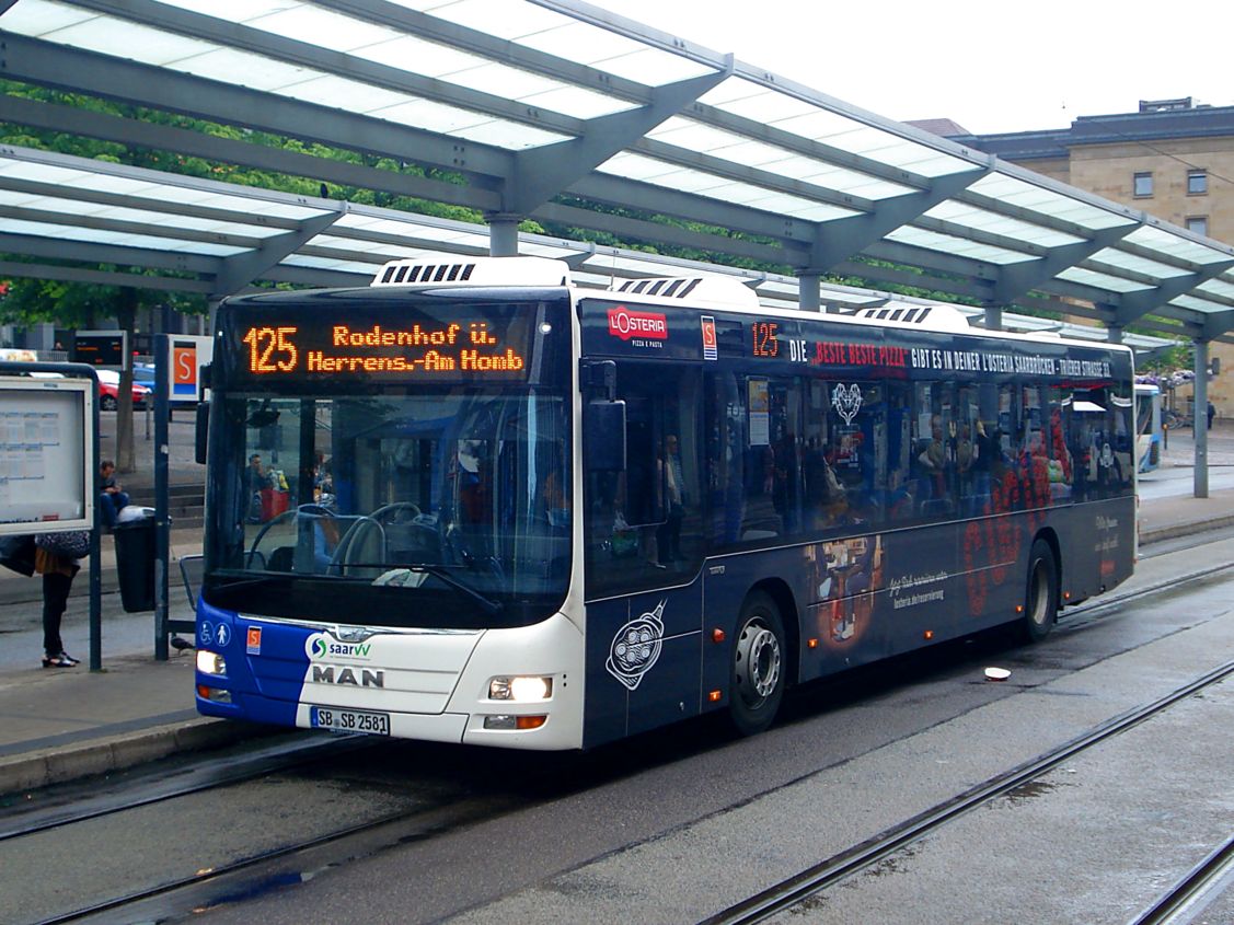 Саар, MAN A21 Lion's City NL323 № 581