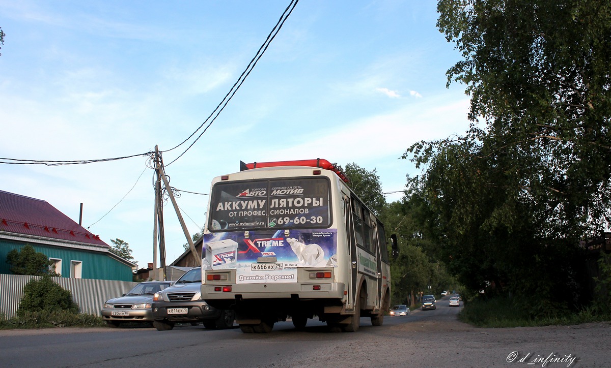 Томская область, ПАЗ-32054 № К 666 АХ 29