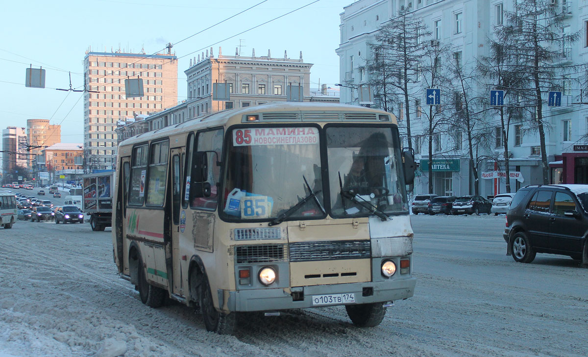 Chelyabinsk region, PAZ-32054 Nr. О 103 ТВ 174