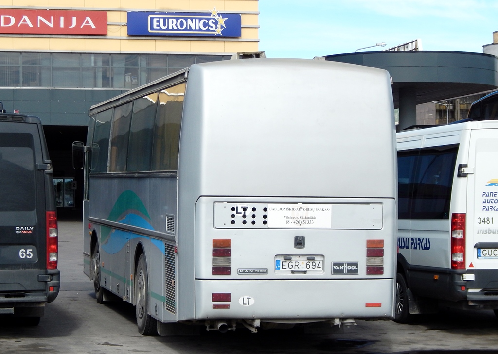 Литва, Van Hool T812 Alizée № EGR 694