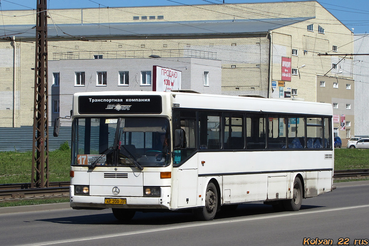 Алтайский край, Mercedes-Benz O405 № АР 200 22