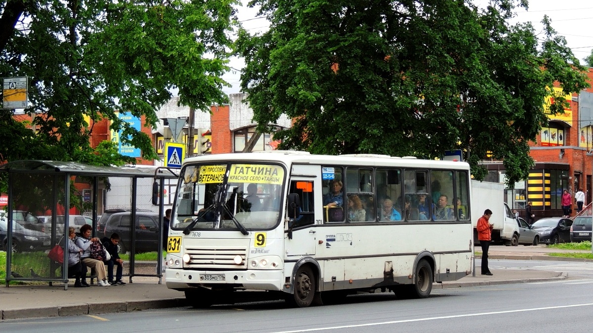 Ленинградская область, ПАЗ-320412-05 № 7678