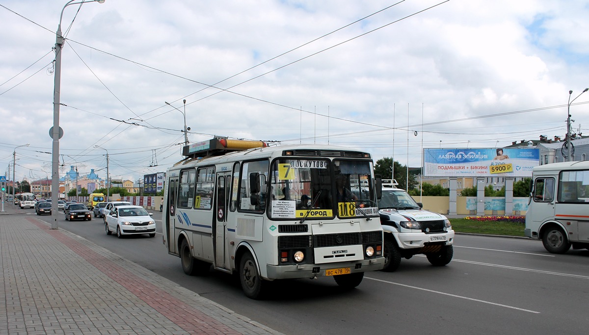 Томская область, ПАЗ-32054 № ВС 478 70