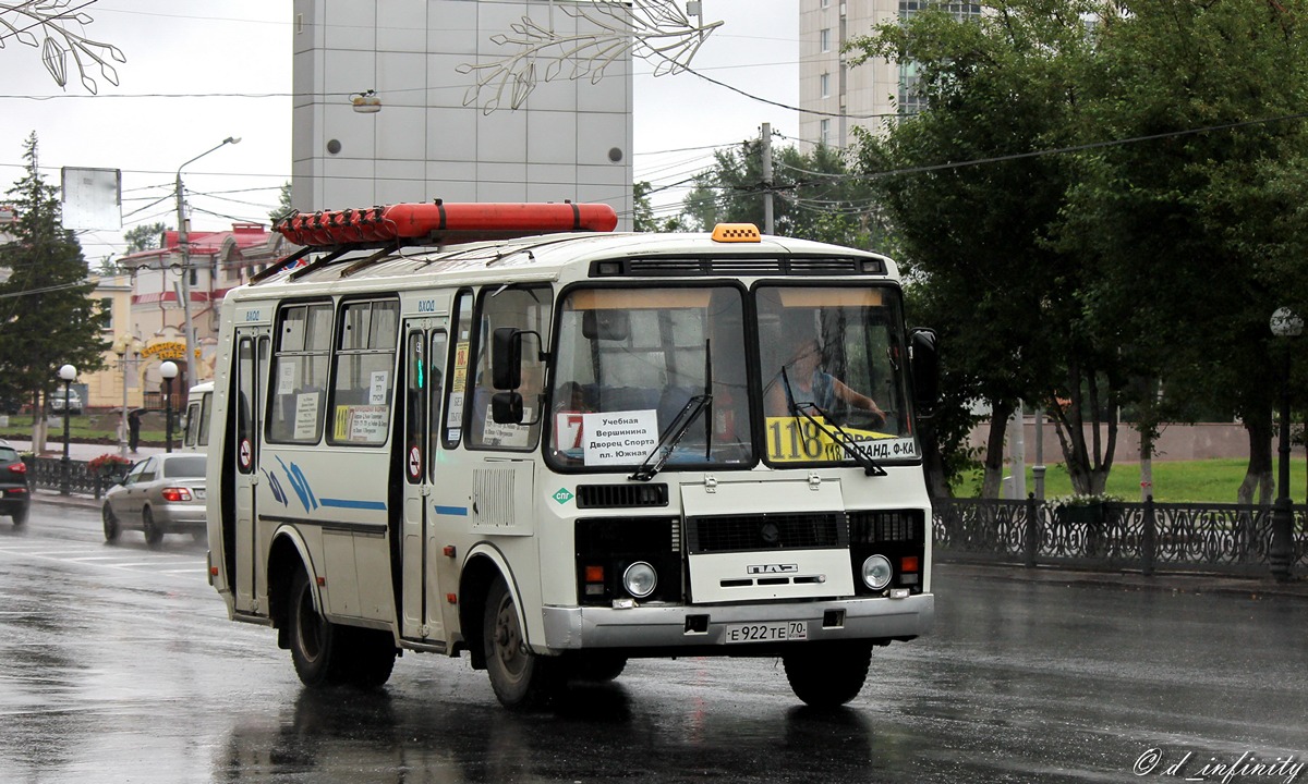 Томская область, ПАЗ-32053 № Е 922 ТЕ 70