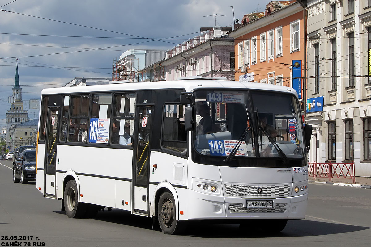 Ярославская область, ПАЗ-320412-05 "Вектор" № Е 937 МО 76