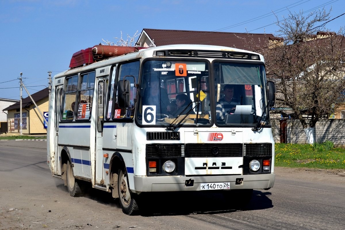 Ставропольский край, ПАЗ-32054 № К 140 ТО 26