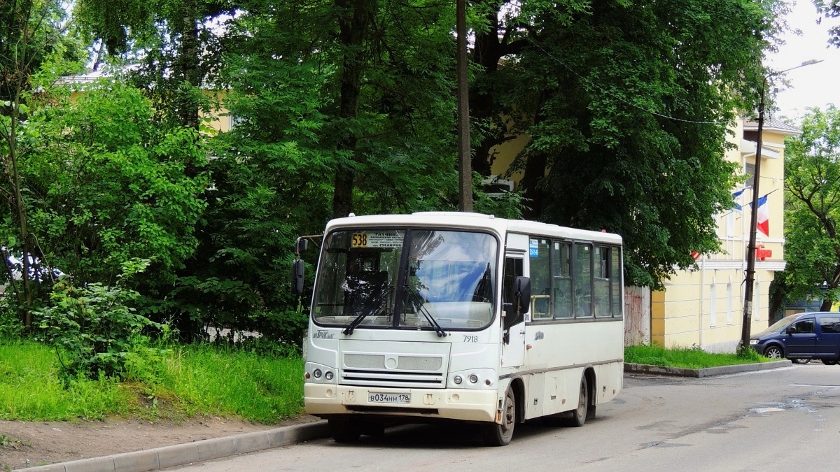 Ленинградская область, ПАЗ-320402-05 № 7918