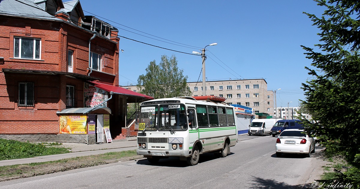 Томская область, ПАЗ-32054 № Е 556 УО 70