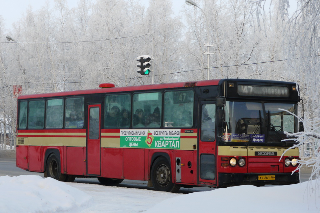 Ханты-Мансийский АО, Scania CN113CLB № АУ 661 86