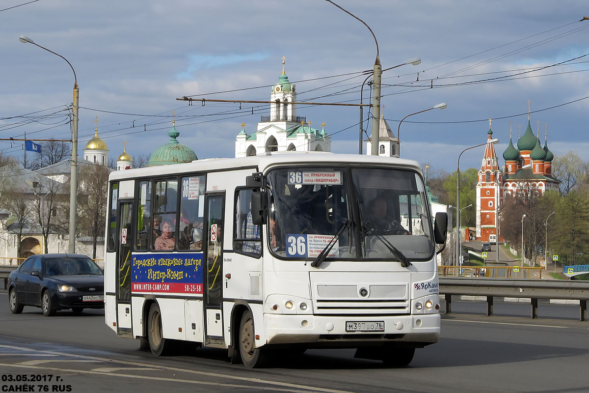 Ярославская область, ПАЗ-320402-05 № М 397 ВО 76