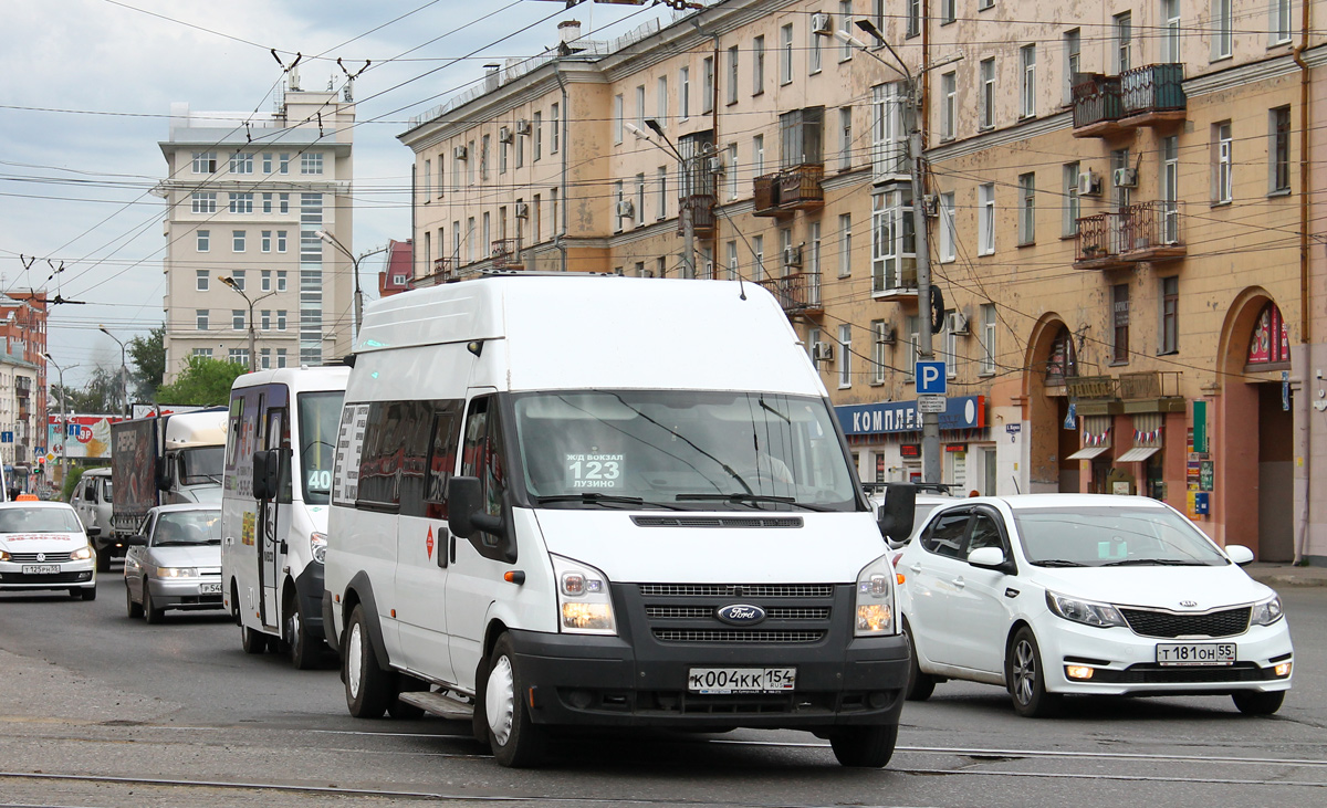 Omsk region, Nizhegorodets-222709  (Ford Transit) # К 004 КК 154