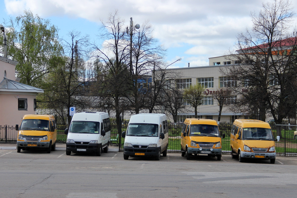 Чувашия, ГАЗ-322132 (XTH, X96) № АК 376 21; Чувашия, FIAT Ducato 244 CSMMC-RLL, -RTL № А 028 НК 21; Чувашия, FIAT Ducato 244 CSMMC, -RT № АО 835 21; Чувашия, ГАЗ-322132 (XTH, X96) № Е 122 КХ 21; Чувашия, ГАЗ-322132 (XTH, X96) № АО 734 21; Чувашия — Разные фотографии