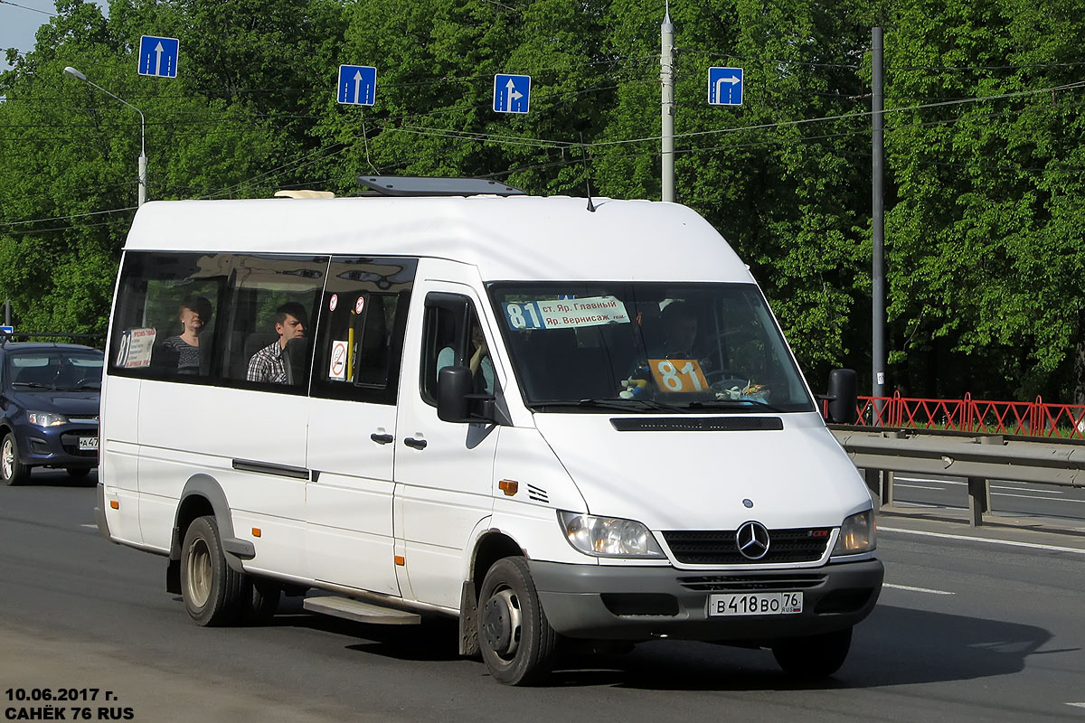 Ярославская область, Луидор-223203 (MB Sprinter Classic) № В 418 ВО 76