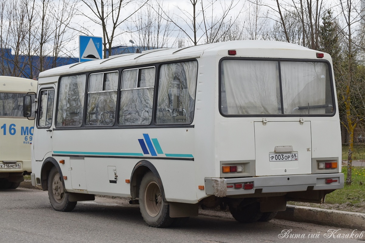 Тверская область, ПАЗ-32053 № Р 003 ОР 69