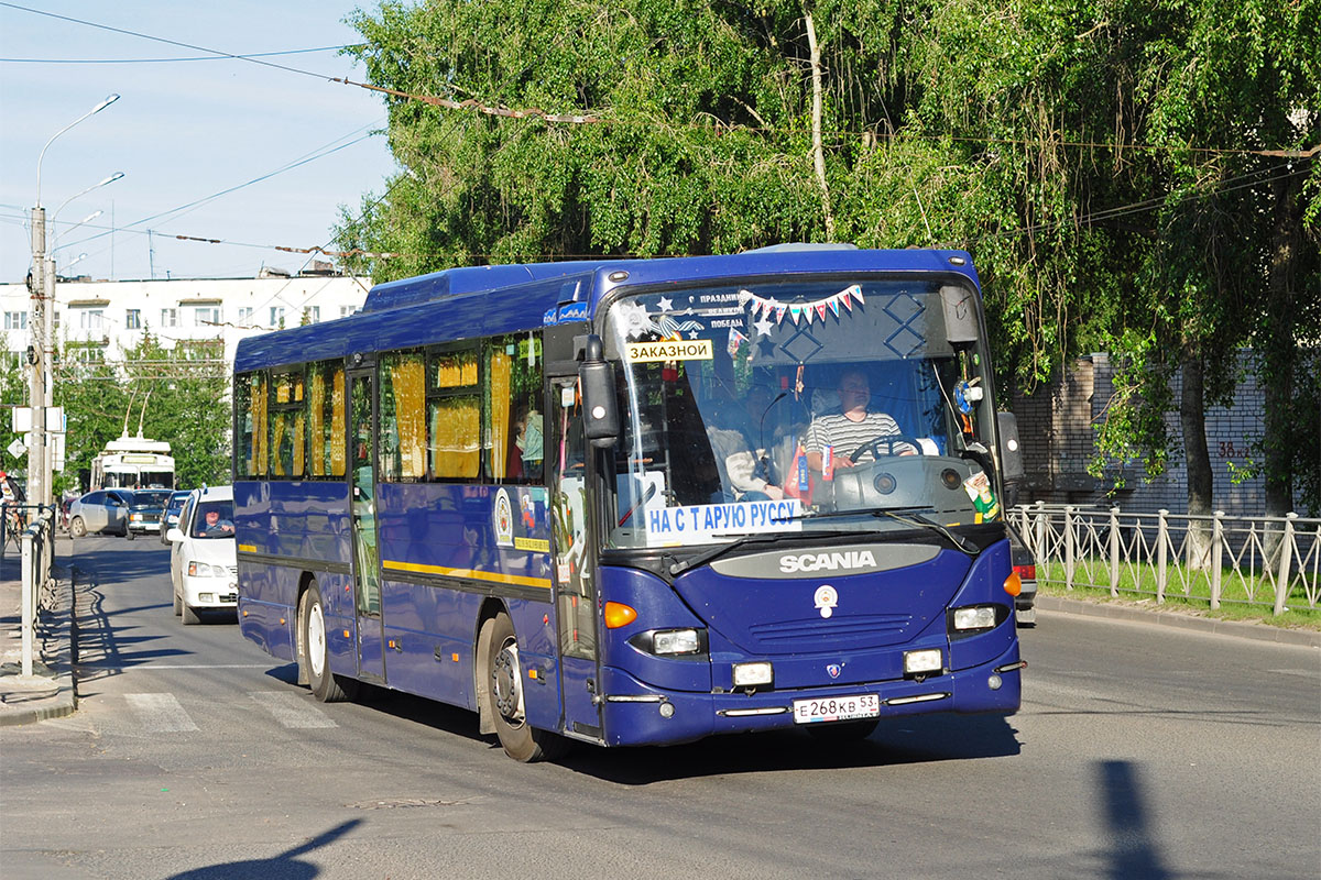 Новгородская область, Scania OmniLine I (Скания-Питер) № Е 268 КВ 53