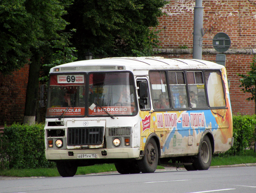 Нижегородская область, ПАЗ-32054 № А 691 УН 152