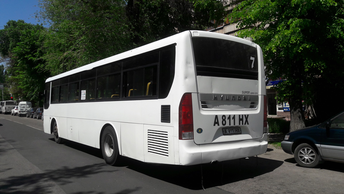 Алматы, Hyundai New Super AeroCity 1F/L № A 811 HX