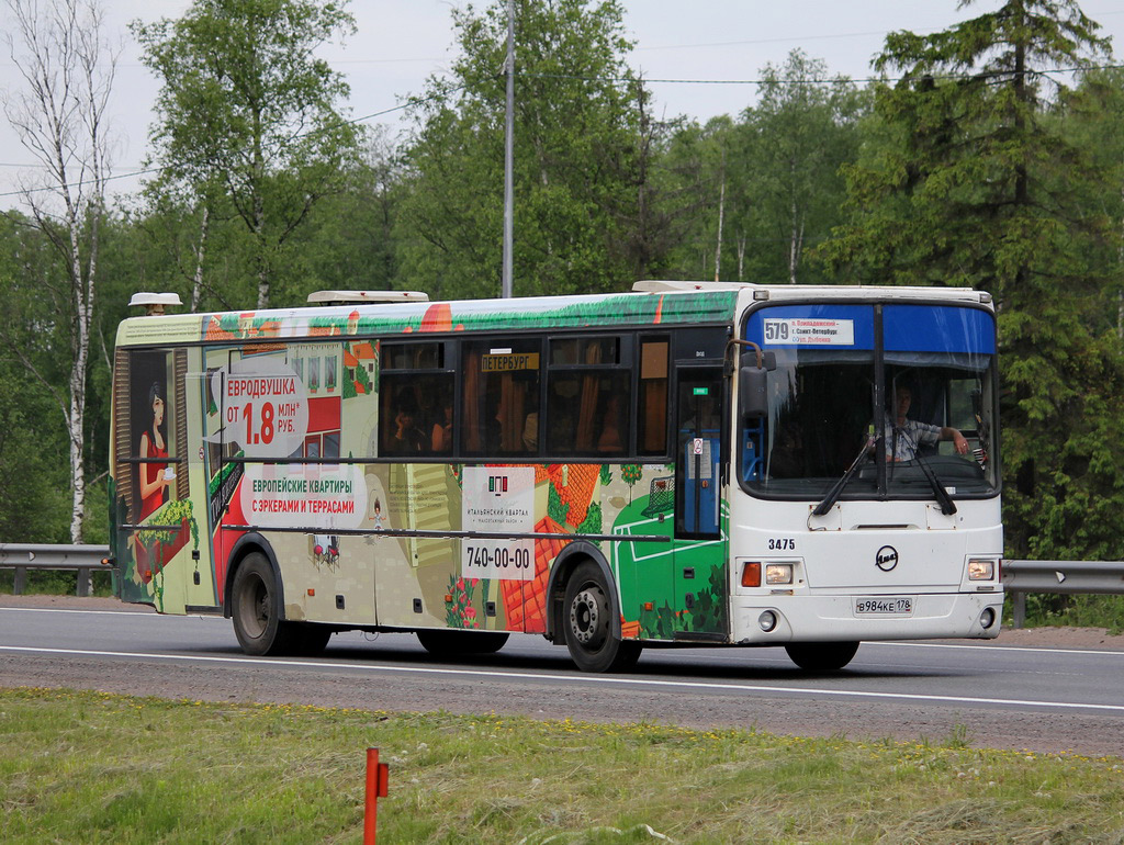 Санкт-Петербург, ЛиАЗ-5256.58 № 3475