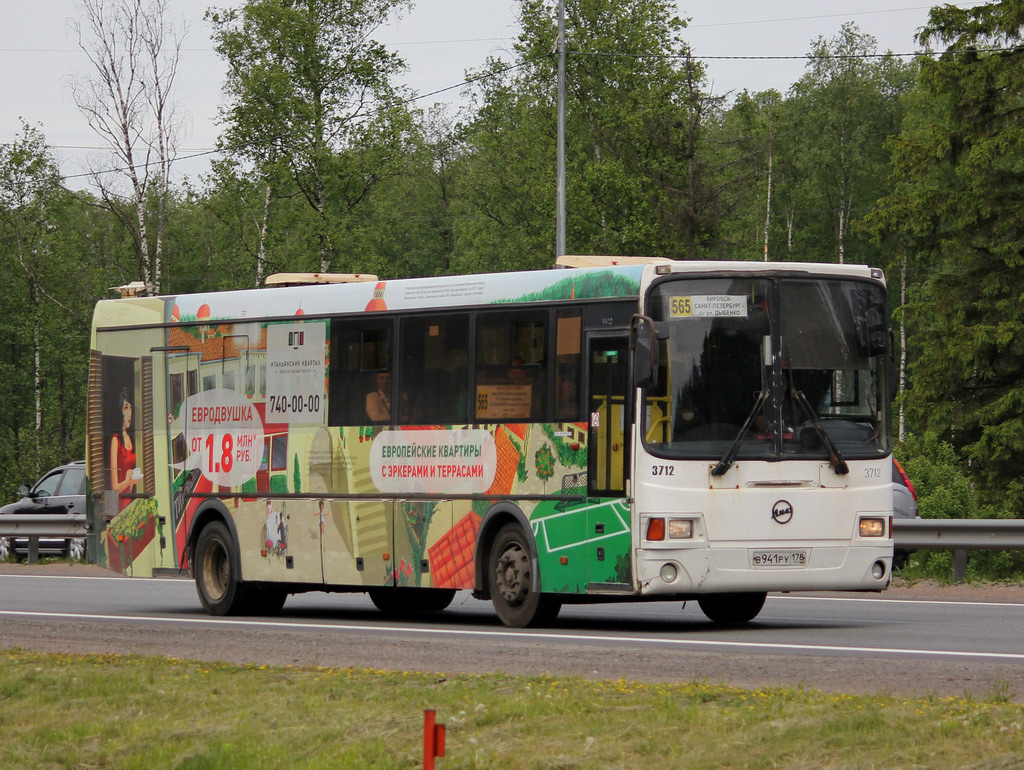 Санкт-Петербург, ЛиАЗ-5256.61 № 3712