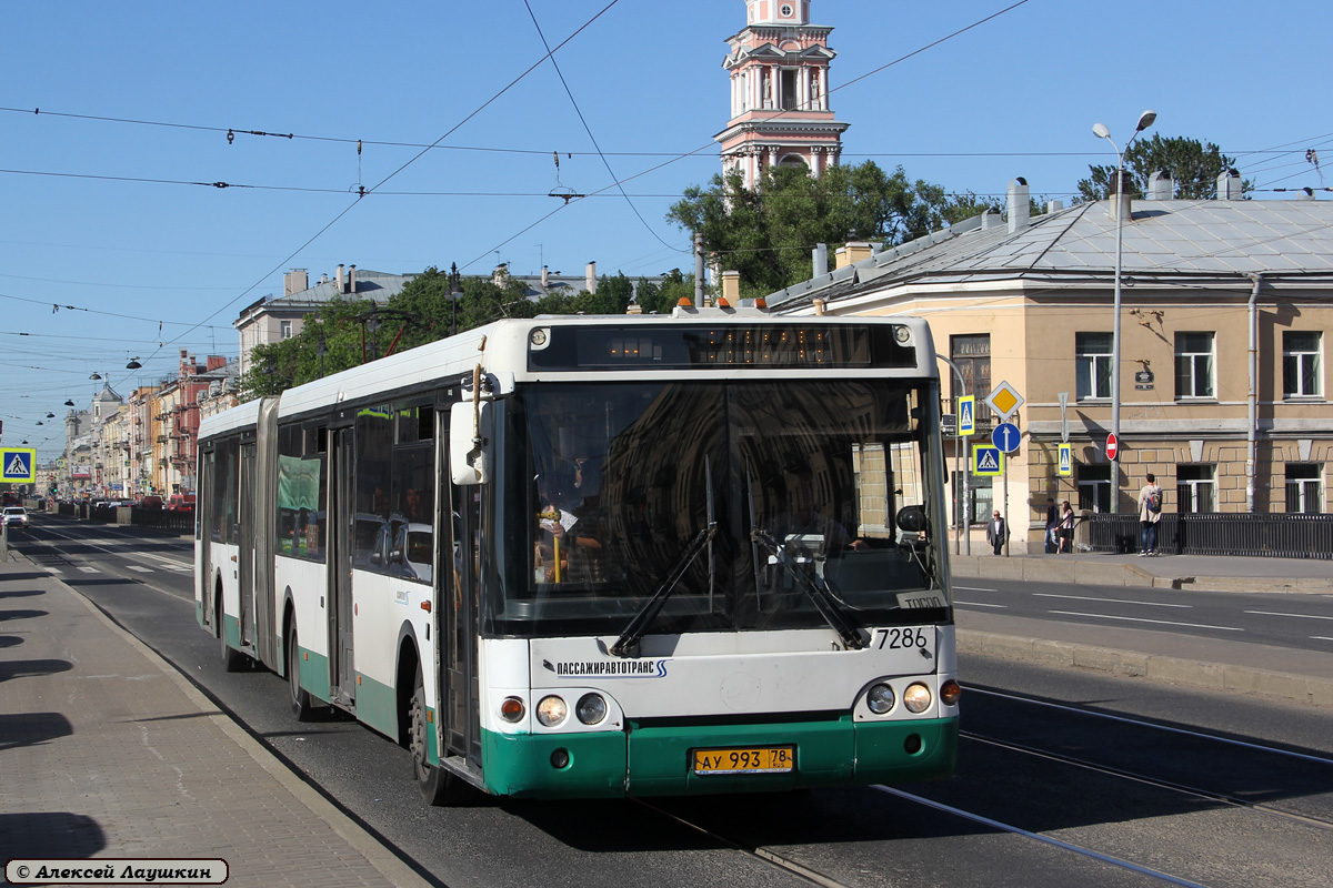 Sankt Petersburg, LiAZ-6213.20 Nr. 7286