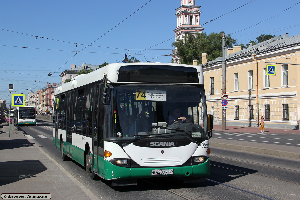 Санкт-Петербург, Scania OmniLink I (Скания-Питер) № 7224