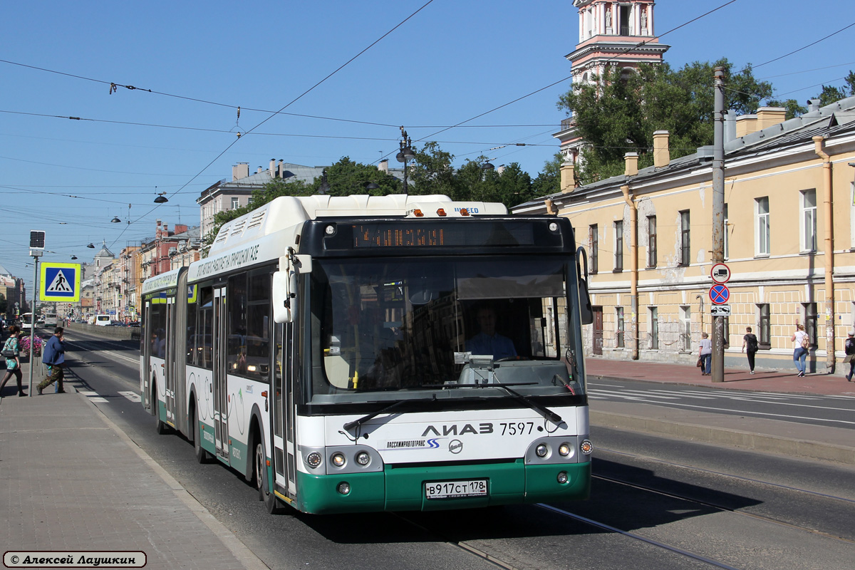 Санкт-Петербург, ЛиАЗ-6213.71 № 7597