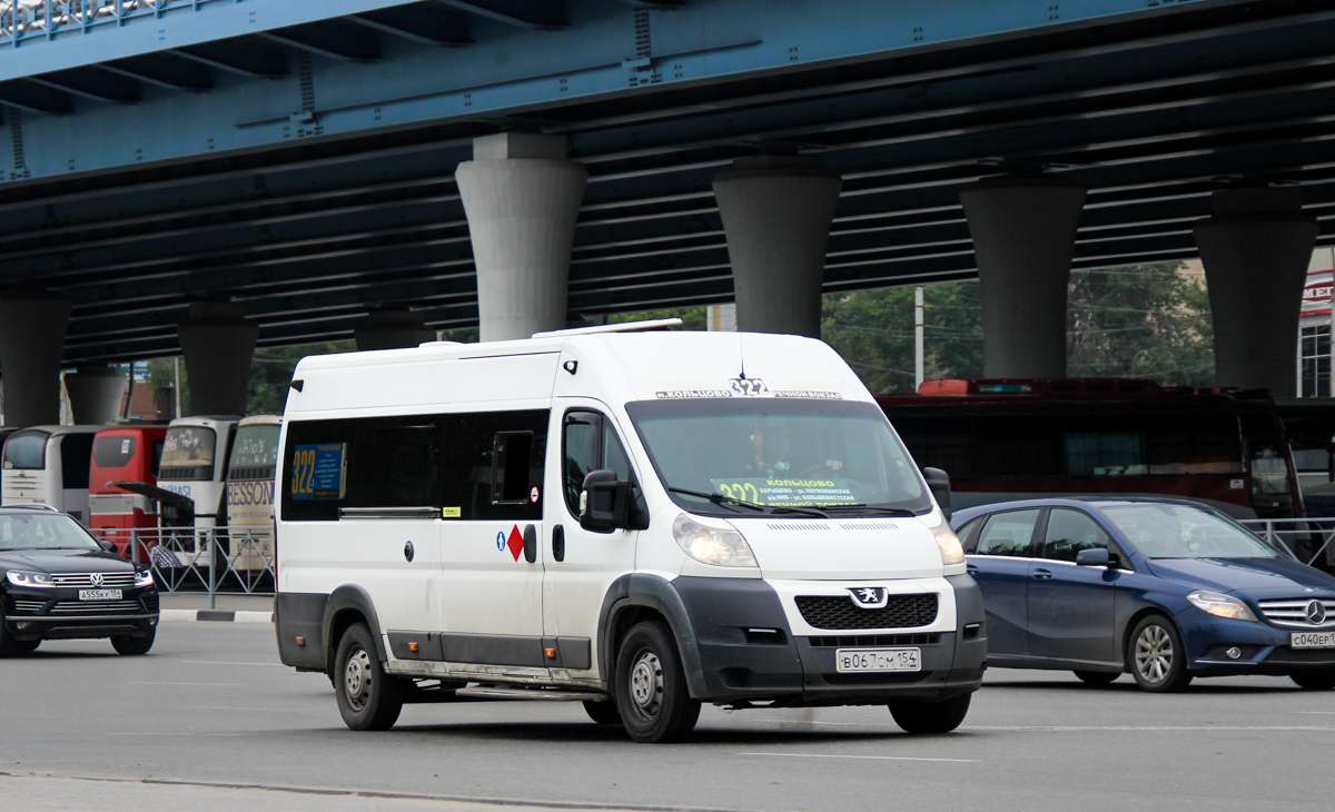 Новосибирская область, Нижегородец-2227SK (Peugeot Boxer) № В 067 СМ 154