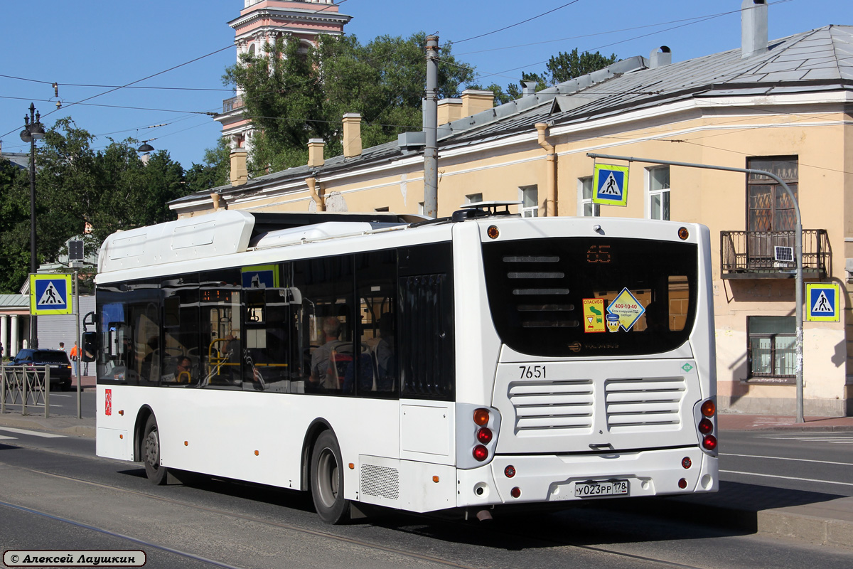 Санкт-Петербург, Volgabus-5270.G2 (CNG) № 7651