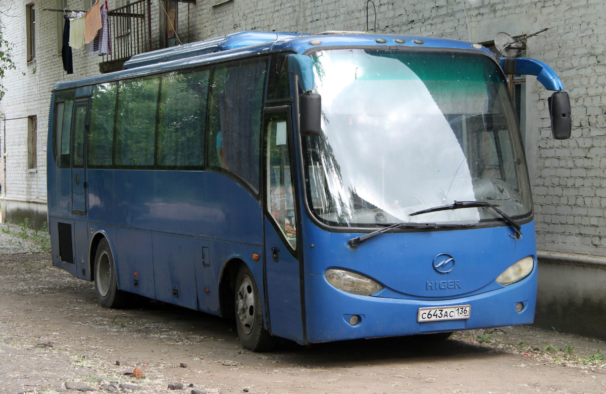 Воронежская область, Higer KLQ6885 № С 643 АС 136
