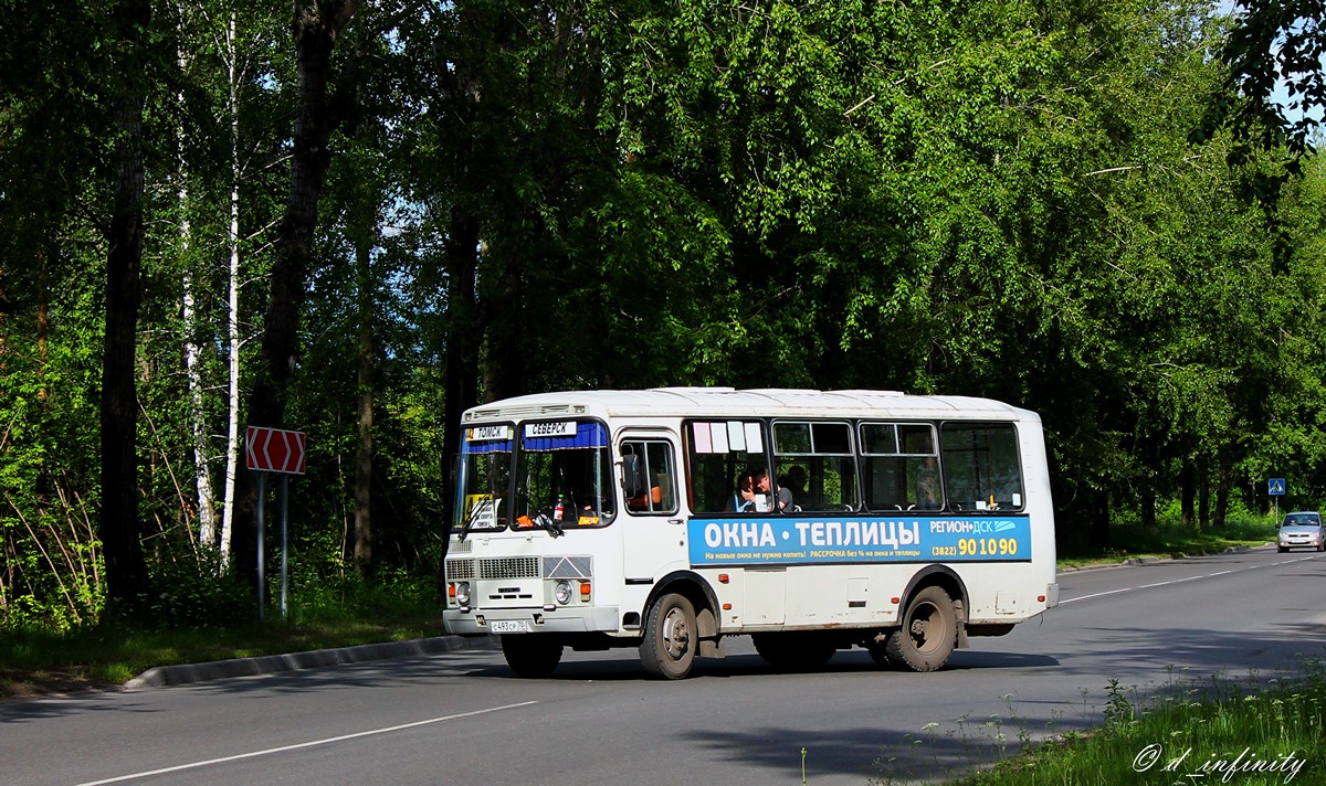 Томская область, ПАЗ-32054 № С 493 СР 70