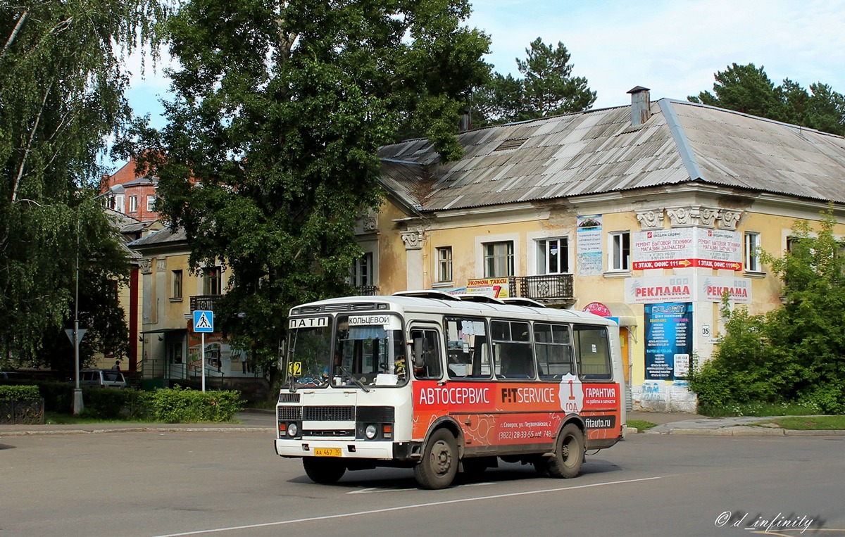 Томская область, ПАЗ-32054 № АА 467 70