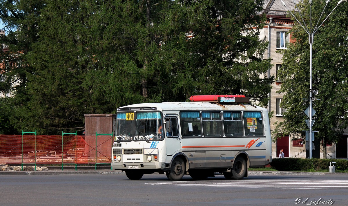 Томская вобласць, ПАЗ-32054 № Е 447 МВ 70