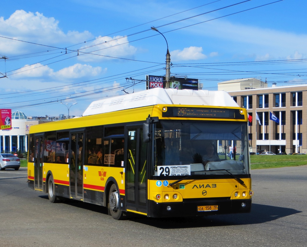 Удмуртия, ЛиАЗ-5292.67 (CNG) № ОА 158 18