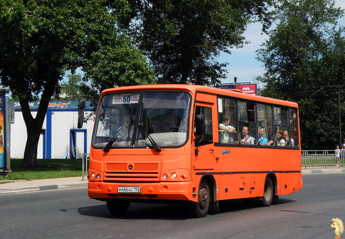 Нижегородская область, ПАЗ-320402-05 № М 486 АС 152