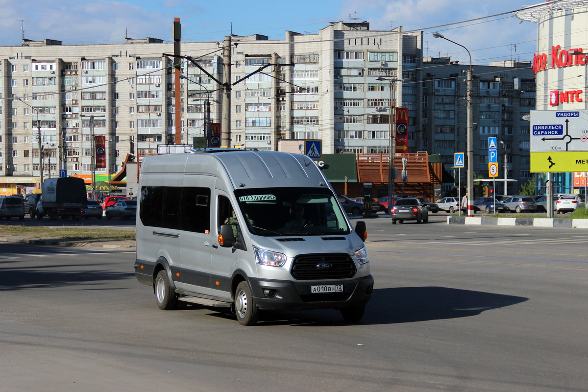 Ульяновская область, Ford Transit FBD [RUS] (Z6F.ESG.) № А 010 ВН 73