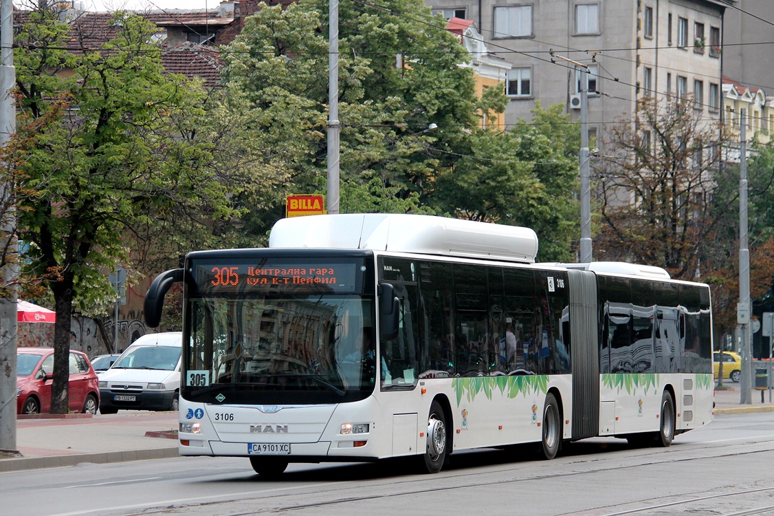 Болгария, MAN A23 Lion's City G NG313 CNG № 3106