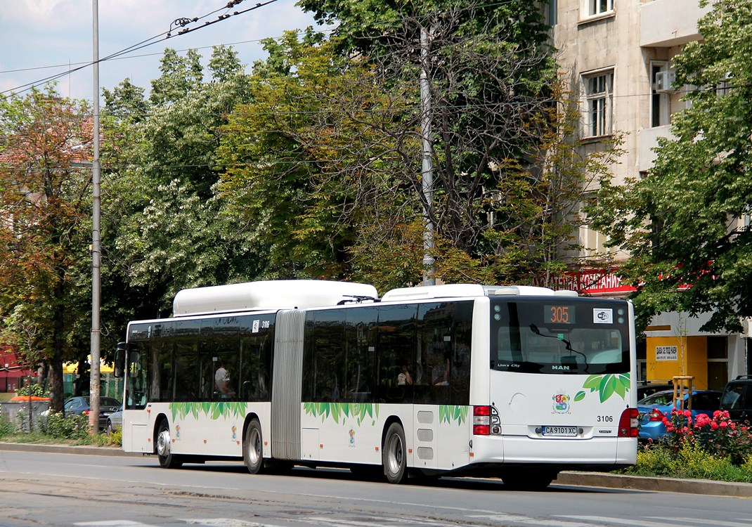 Болгария, MAN A23 Lion's City G NG313 CNG № 3106