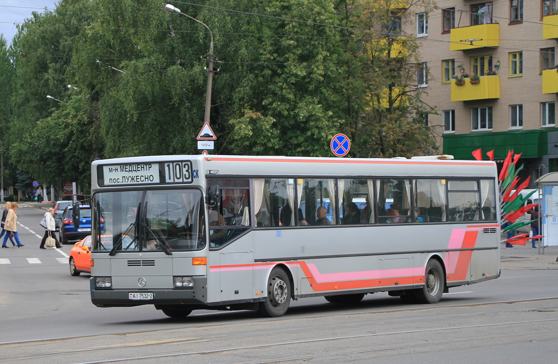 Vitebsk region, Mercedes-Benz O405 # АІ 7532-2