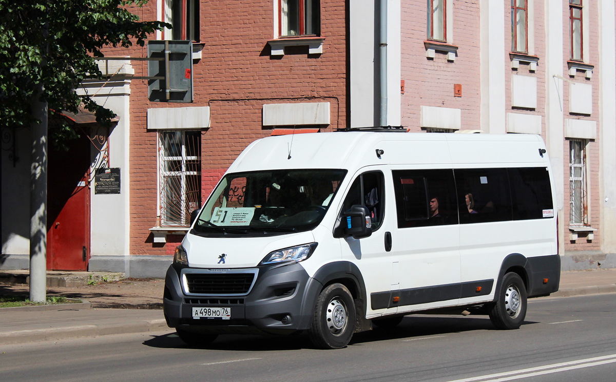 Ярославская область, Автодом-22080* (Peugeot Boxer) № А 498 МО 76