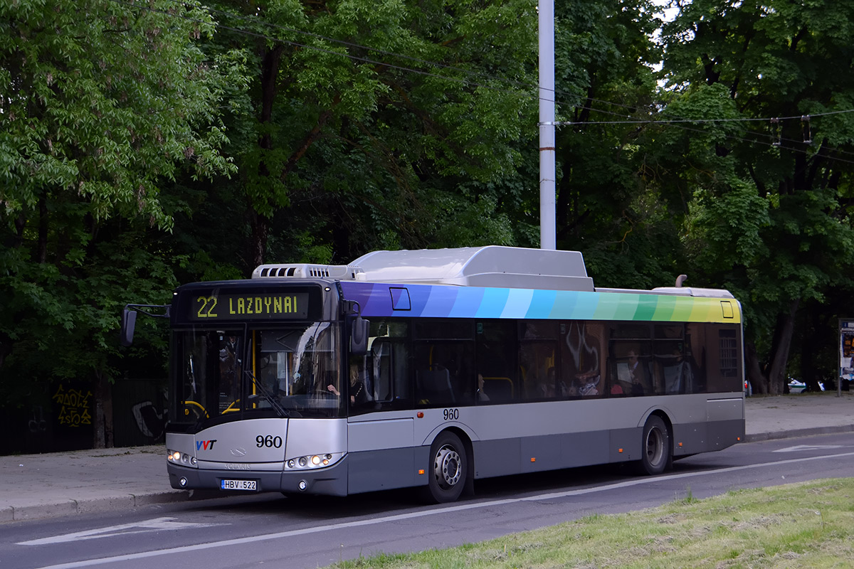 Литва, Solaris Urbino III 12 CNG № 960