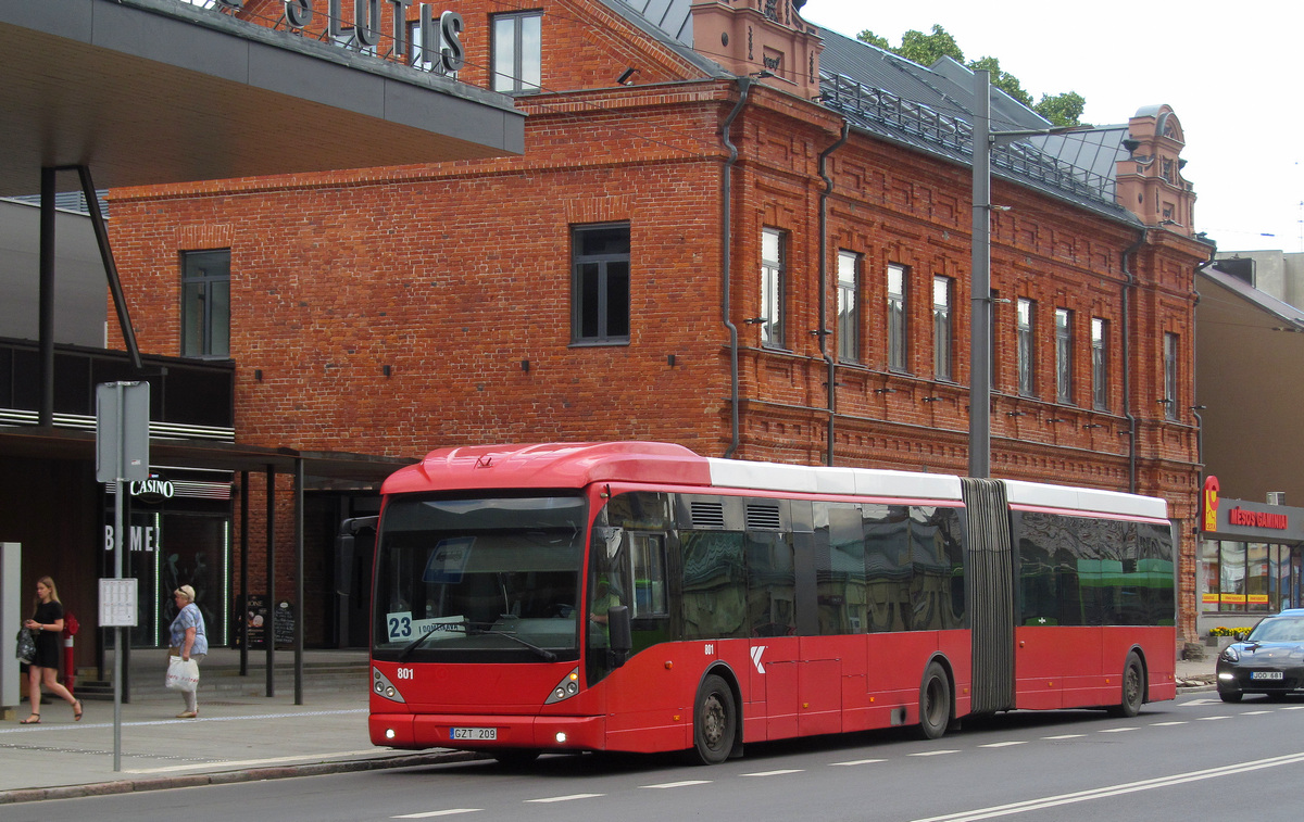 Litvánia, Van Hool New AG300 sz.: 801