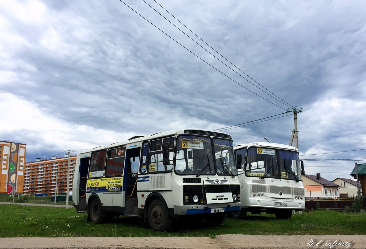 Томская область, ПАЗ-32054 № В 565 ЕХ 70