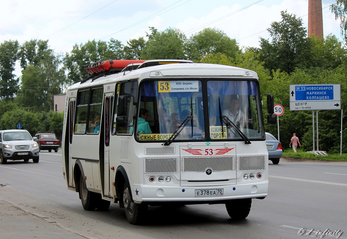 Томская область, ПАЗ-32054 № Е 378 ЕА 70