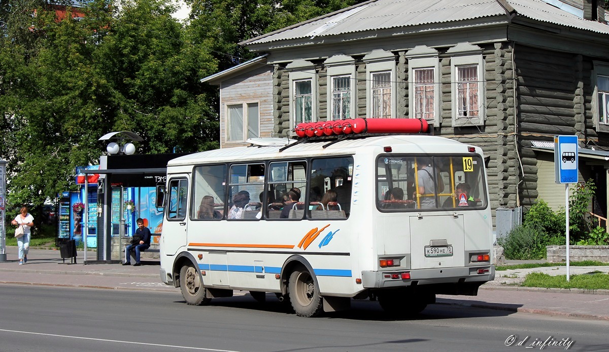 Томская область, ПАЗ-32054 № К 590 НЕ 70